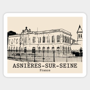 Asnières-sur-Seine - France Sticker